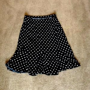 Polka dot skirt. Size S